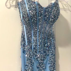 Jovani embellished prom dress